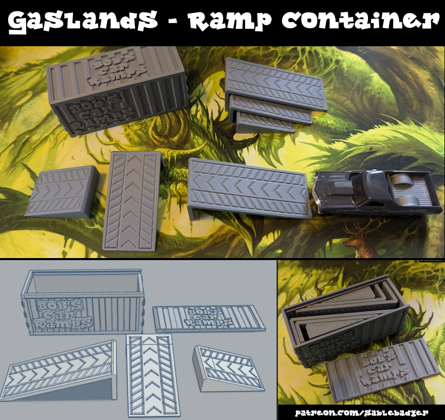 Gaslands - Ramps and Shipping Container Terrain